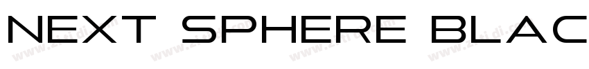 Next Sphere Black字体转换